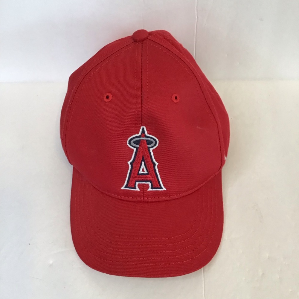 MLB LOS ANGELES ANGELS 47 Red Baseball Hat Classic Cap YOUTH